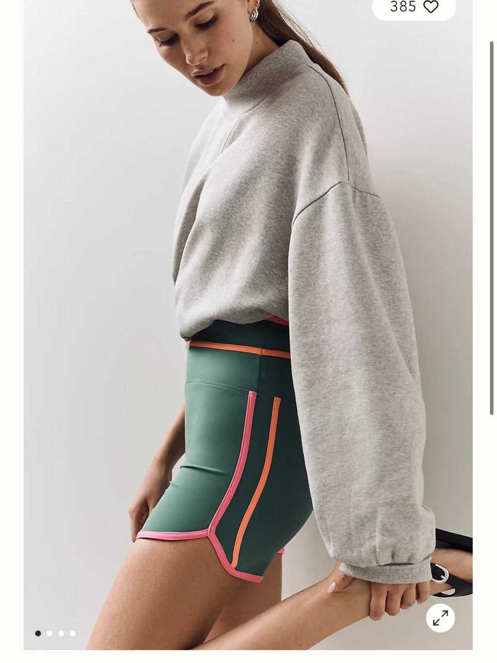 NEW BEACH RIOT ryder short in rally green colorblock small